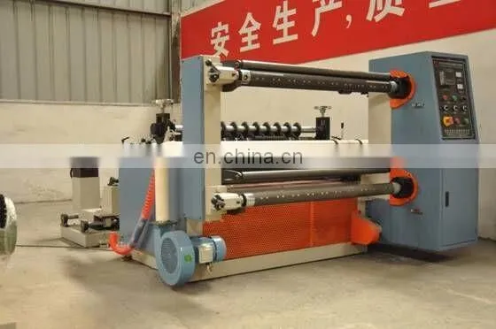 High Equipped PLC Control Slitter Rewinder Machine