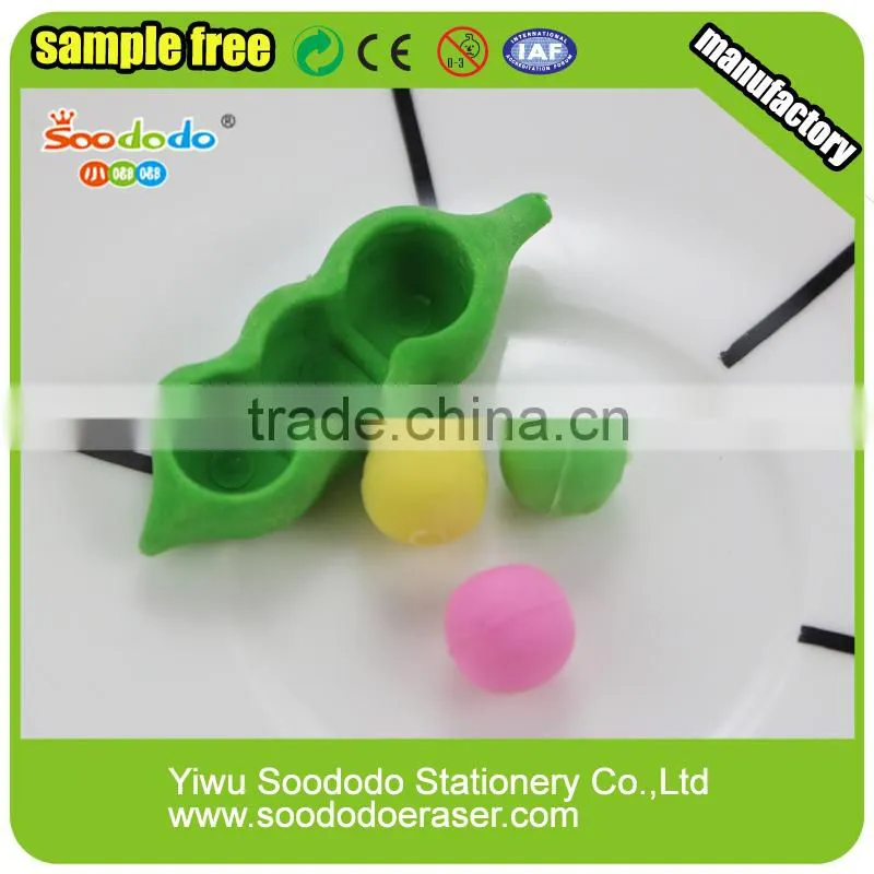 Funny 3D Food shaped rubber eraser