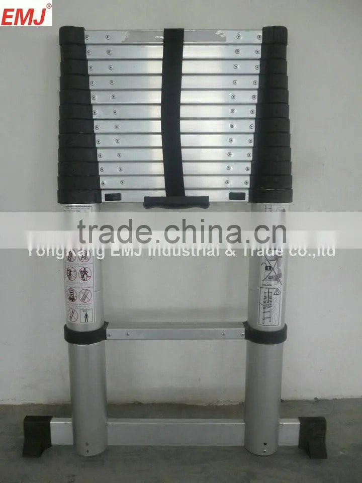 3.8m Single Telescopic ladder with EN131-6