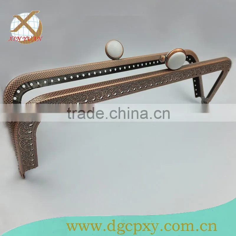 Direct supplier clutch metal frame with white gems