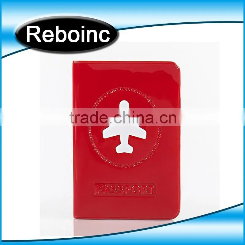 Travel Card holder Logo embossed PVC Passport holder pvc passport cover pvc passport cover wallet