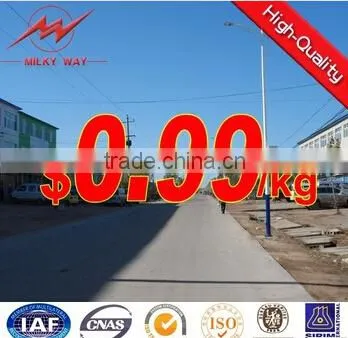 5m traffic light pole factory