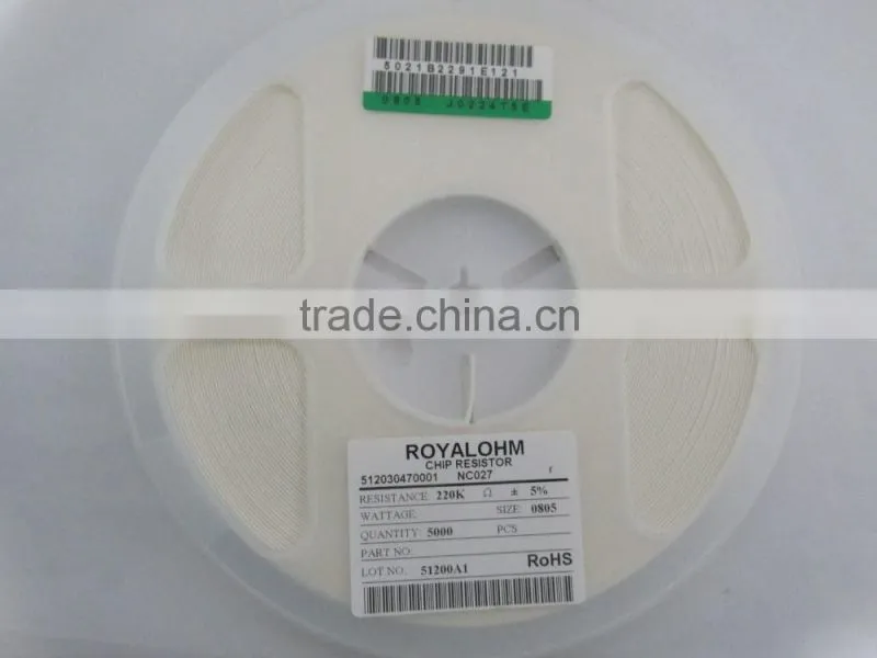 Hot sale Electronic components 0805 5% 220K