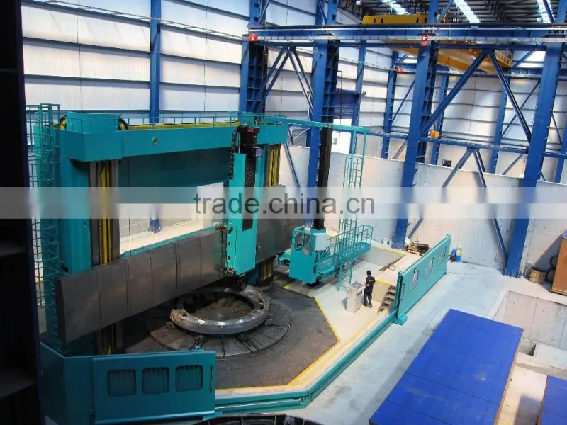 CK52100 Large and Heavy CE double column cnc vertical lathe