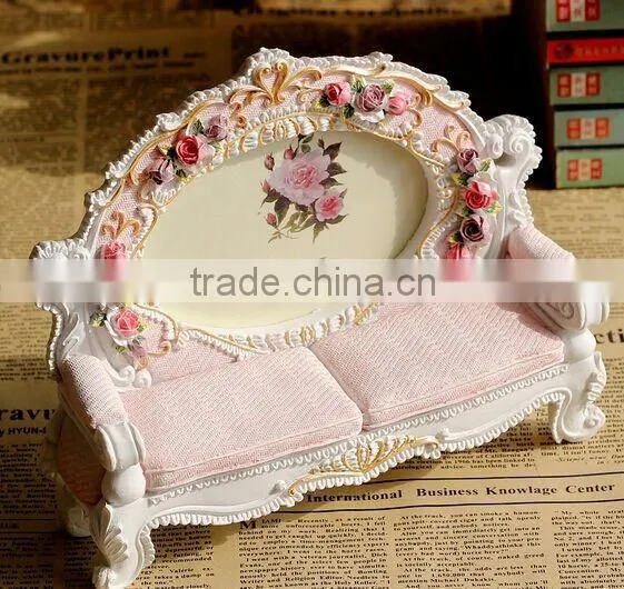 Eco-friendly Home Decor Rose Shaped Photo Frame