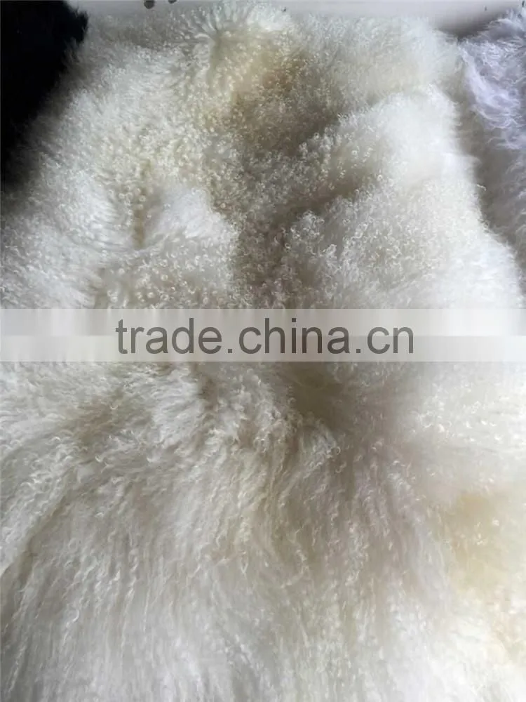 High Quality Genuine Mongolia Sheep Fur Plate For Winter