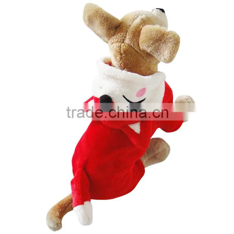 Pet Garment Four-leg Spring/Autumn/Winter Double-sided Flannel Fabrics Fox Dog Clothes