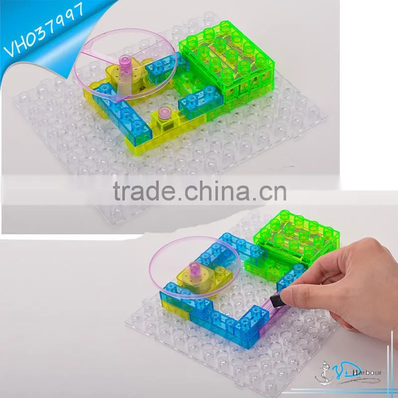 New Educational Plastic Circuit Building Blocks Toys
