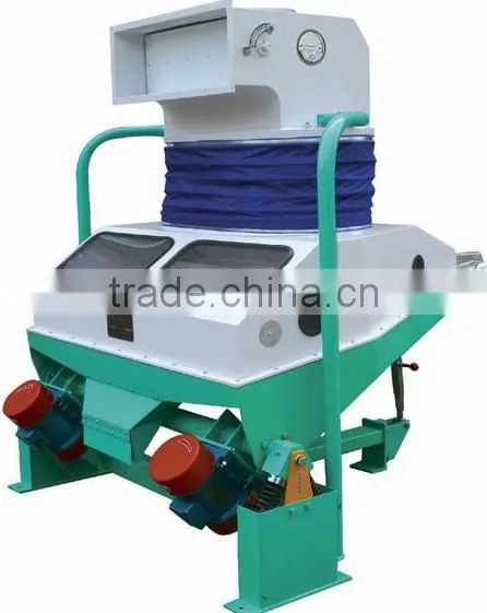 TQSX model A series suction type gravity stoner for rice mills