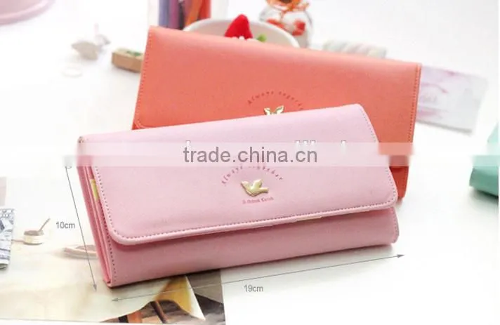 Hot Sale Fashion PU Women Famous Branded Wallet