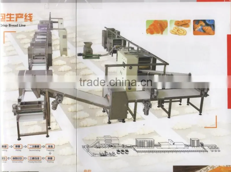 Full automatic baguette moulder bread machine
