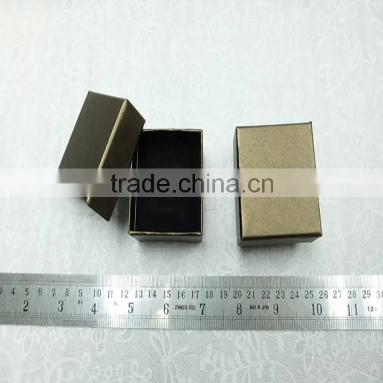 custom made little jewelry gift Boxes with velet foam insert