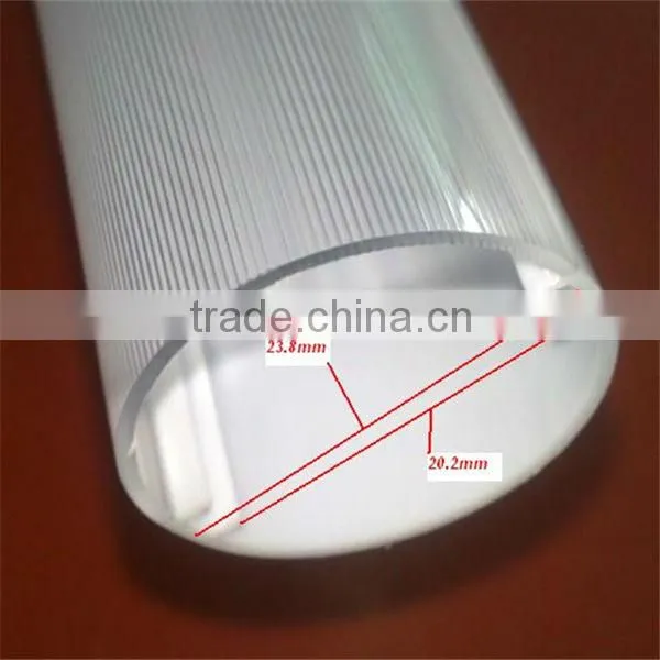 foggy pc led lamp shade milky pc led cover tube