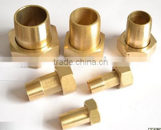 Male Connection and Brass Material water meter pipe fitting