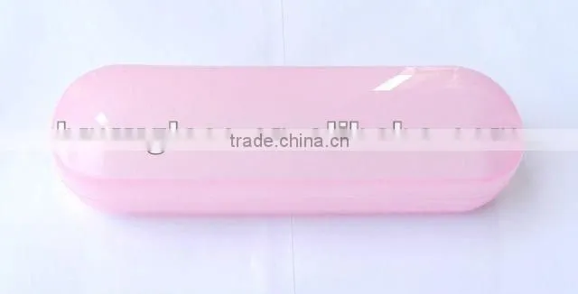 Pink Plastic Eyegwear cases, available for customized logo