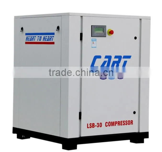 15KW LSB-20A high volume low pressure screw air compressor price