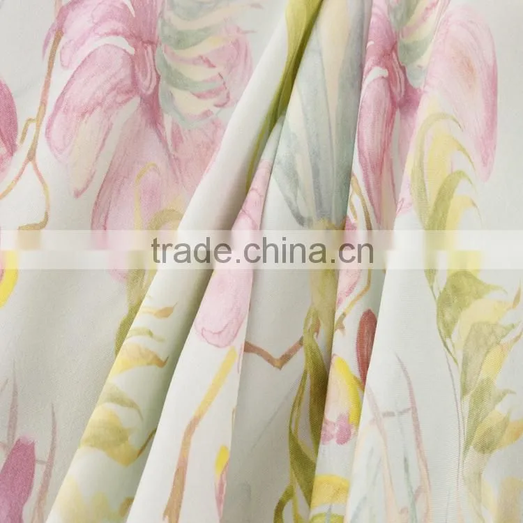 digital printed poplin cotton fabric woven textile for garments clothes