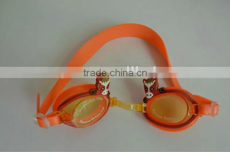 kids cartoon silicone swimming goggles hot sale