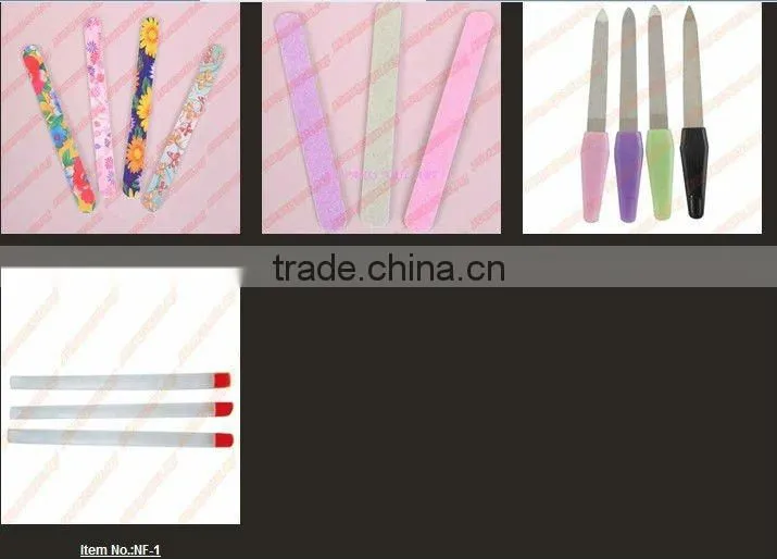 Durable GLASS NAIL FILES CRYSTAL NAIL BUFFER ART CARE DIFFERENT GRADIENT COLOR CARE 5.5" /5-1/2'