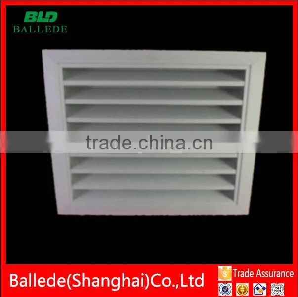 HVAC system powder coated air louver