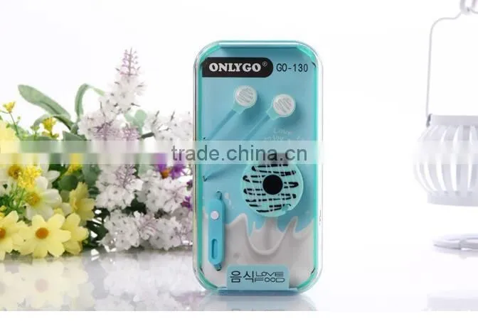 promotion earphone for girls promotional earbuds in 2016