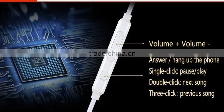 For IPhone 5 earphone,printing Earphone for IPhone5 with mic, original earphones for iphone 6