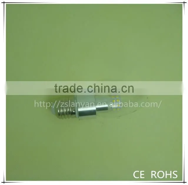 Artificial E12 5W led candle light with CE ROHS GS SAA