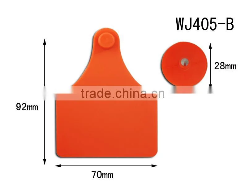 WJ405-BF plastic ear tag for cow