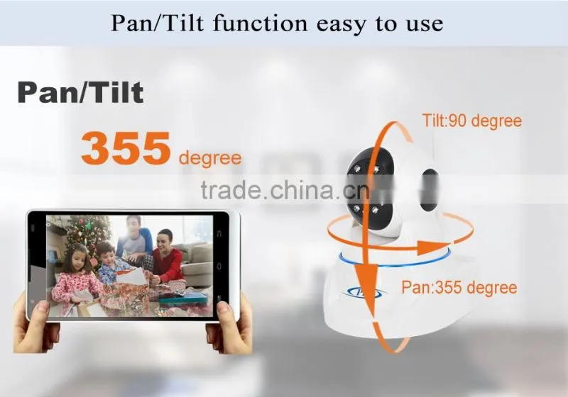 shenzhen top factory 360 degree rotation cctv wireless ip camera wifi baby monitor