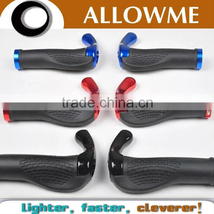 famous brand good quality EN certification rubber pvc TPR lock on rings mtb down hill bmx bike grip