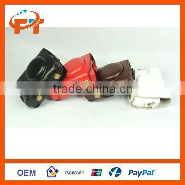 Leather Camera Case Bag for Casio EXILIM EX-ZR1000 Digital Compact Camera
