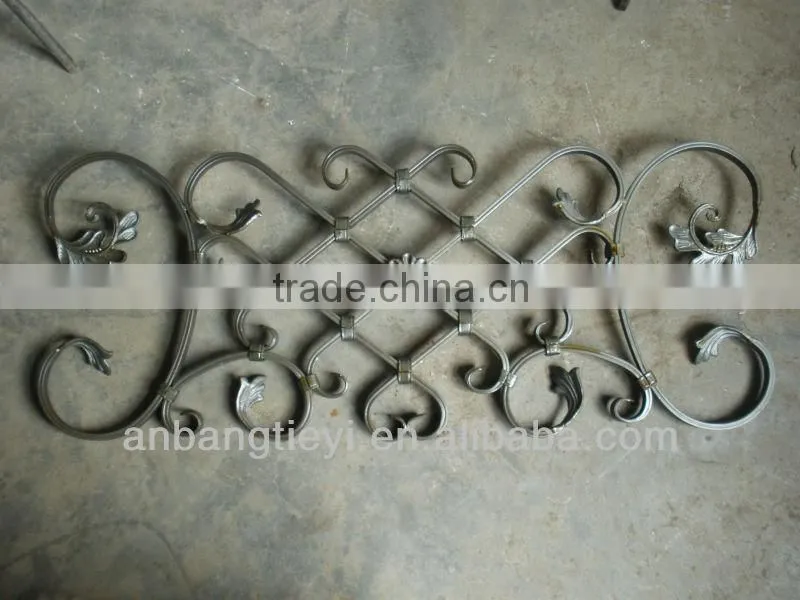 wrought iron spearhead, forged iron spear