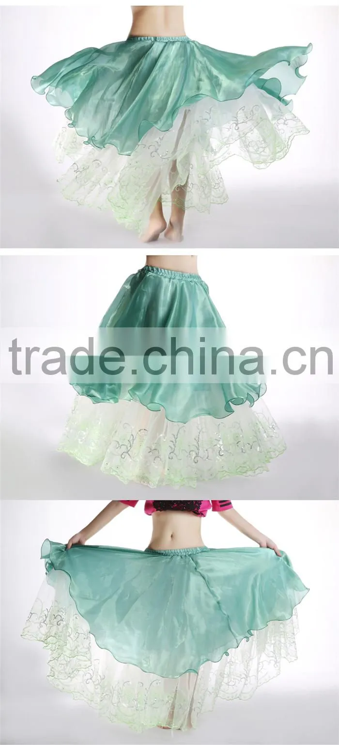 Fashional New Design belly dance costumes in performance skirt for Children (RT011)