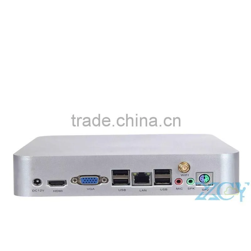 powerfull PC thin client pc wifi Mini pc Mini ITX Case X-24X 2G ram 500gb hdd support Image scanner