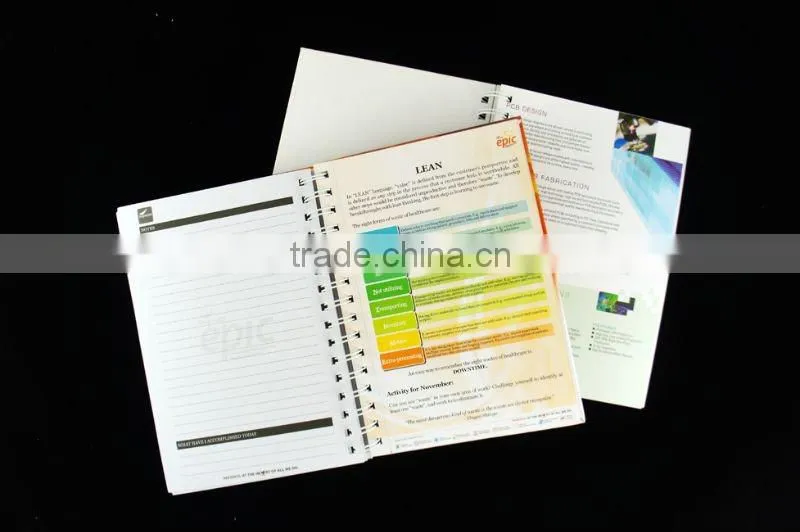 sprial binding notepad notebook