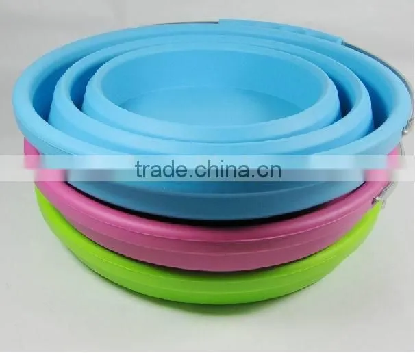 Bright Folding Pail Bucket Garden Equipment
