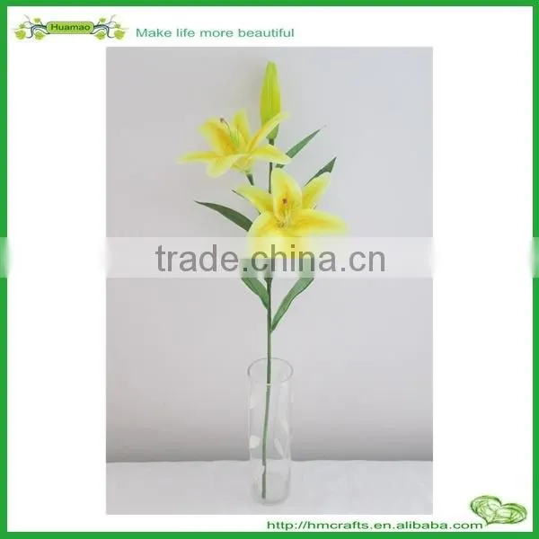 cheap decorative real touch lily artificial flower lily angel nail polish