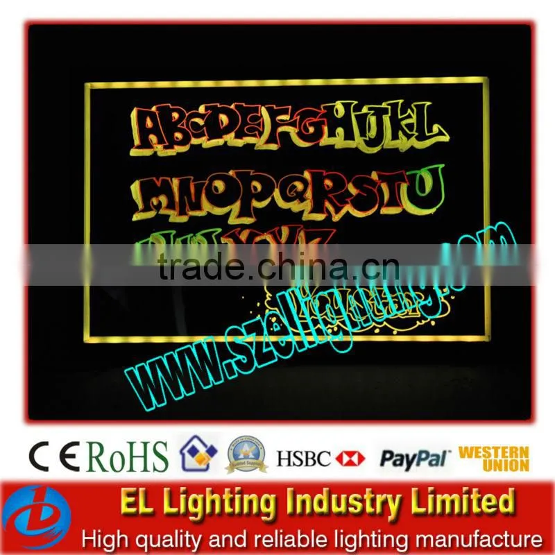 led lighting writing board led flashing billboard