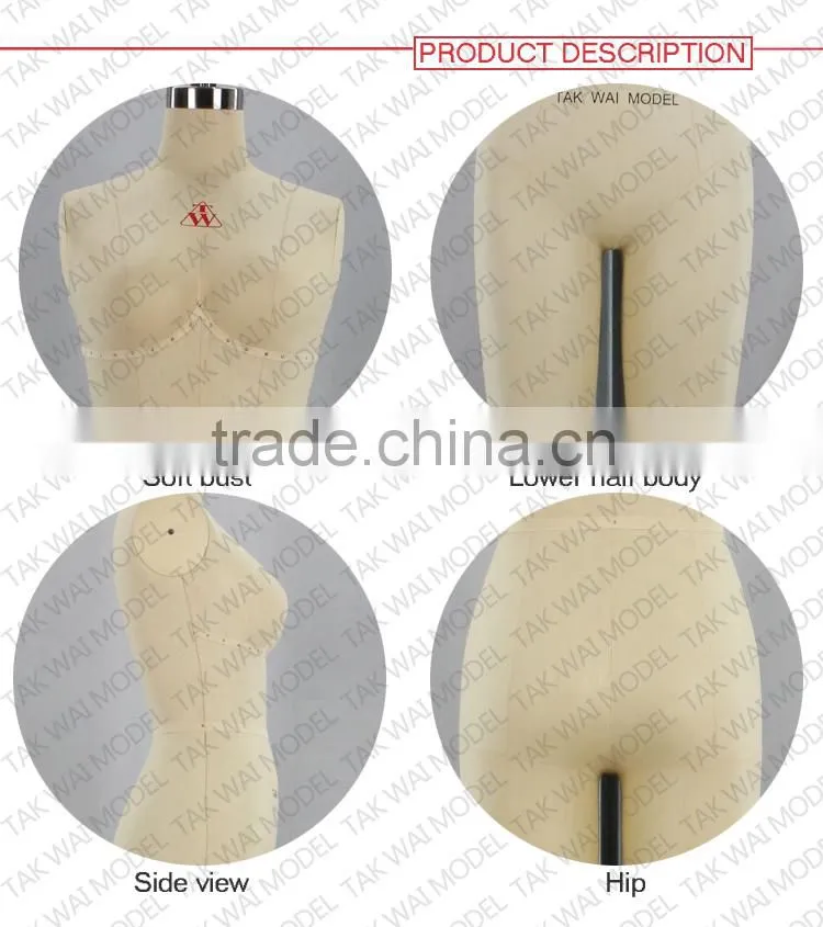 Wholesale fibergless female full-body lingerie Asia 75B tailors dummy
