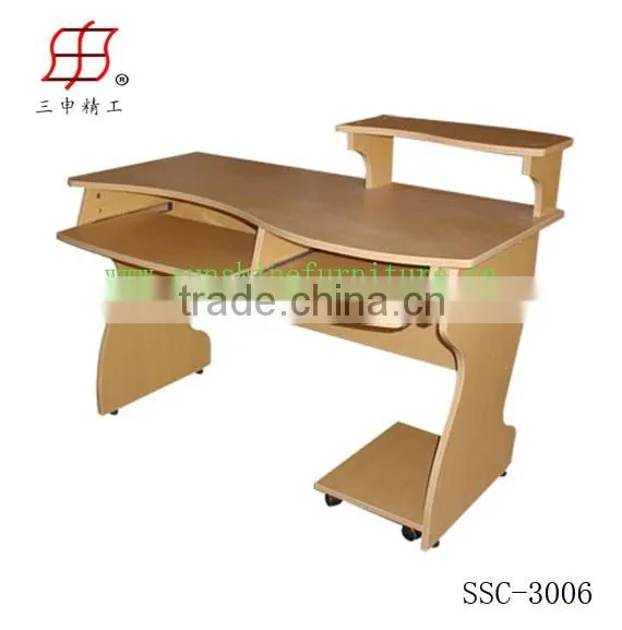 Wooden Computer Table Dimensions with ISO9001 Certificate