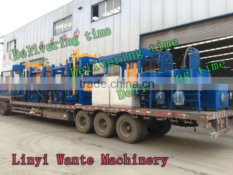 Fully automatic QT4-15 hollow block making machine price fly ash brick making machine in india price