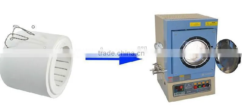 1200c high temperature PID control crucible melting furnace