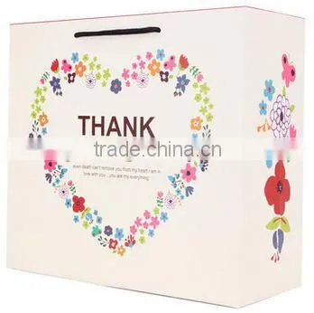 Friendly gift packaging bag,Fashion paper gift bag