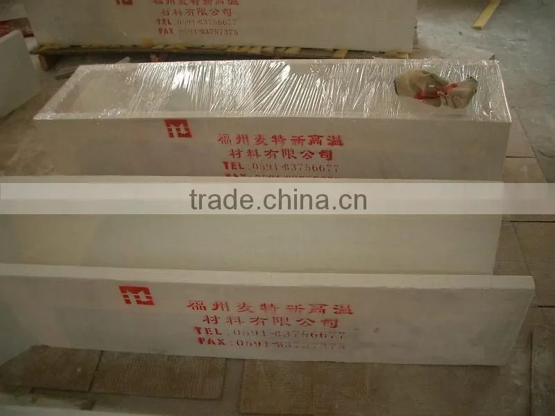 custom designed ceramic launder