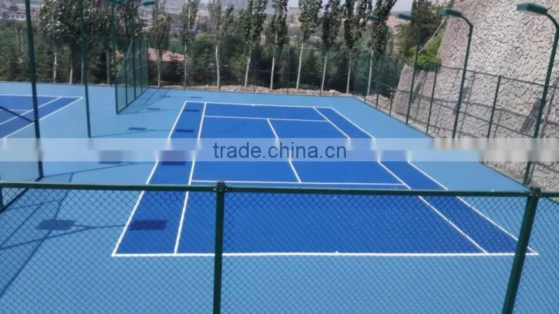 Silicon PU for Tennis,Basketball,Volleyball and Badminton courts Sports Flooring