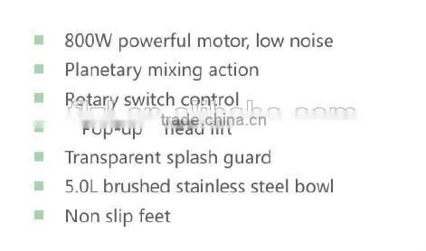 2015 new product stand food mixer machine/planetary food mixer