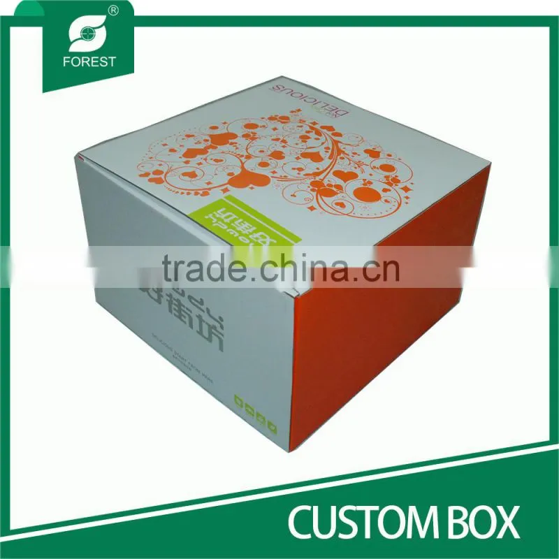 RECTANGLE STYLE COATED CARDBOARD SHIPPING BOXES FOR TAKING AWAY SUSHI FOOD