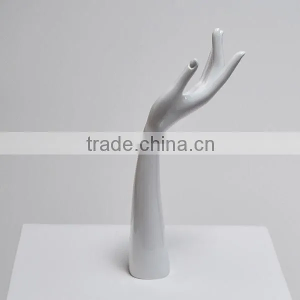 jewelry display mannequin hand, articulated wooden hand