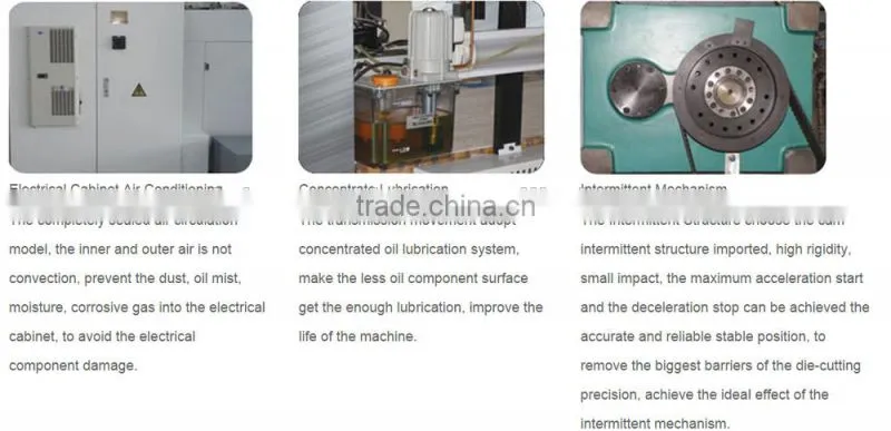 2016 Hot sale Automatic Corrugated Paperbpard die cutting &creasing machine