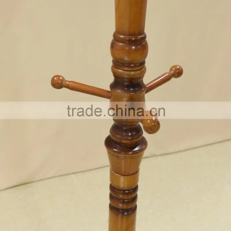 060Wholesale deluxe finished wooden hallstand for display